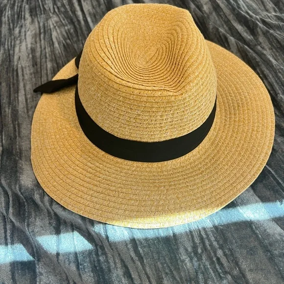Stylish Straw Hat with Black Band Explorer Straw Hat Black Band | Palm Hat | Tula Hats main image 4